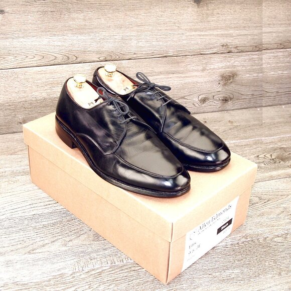 Allen Edmonds ELLIS Blucher 9.5 EEE Wide Black * add $15 new Cedar Trees - Picture 12 of 13